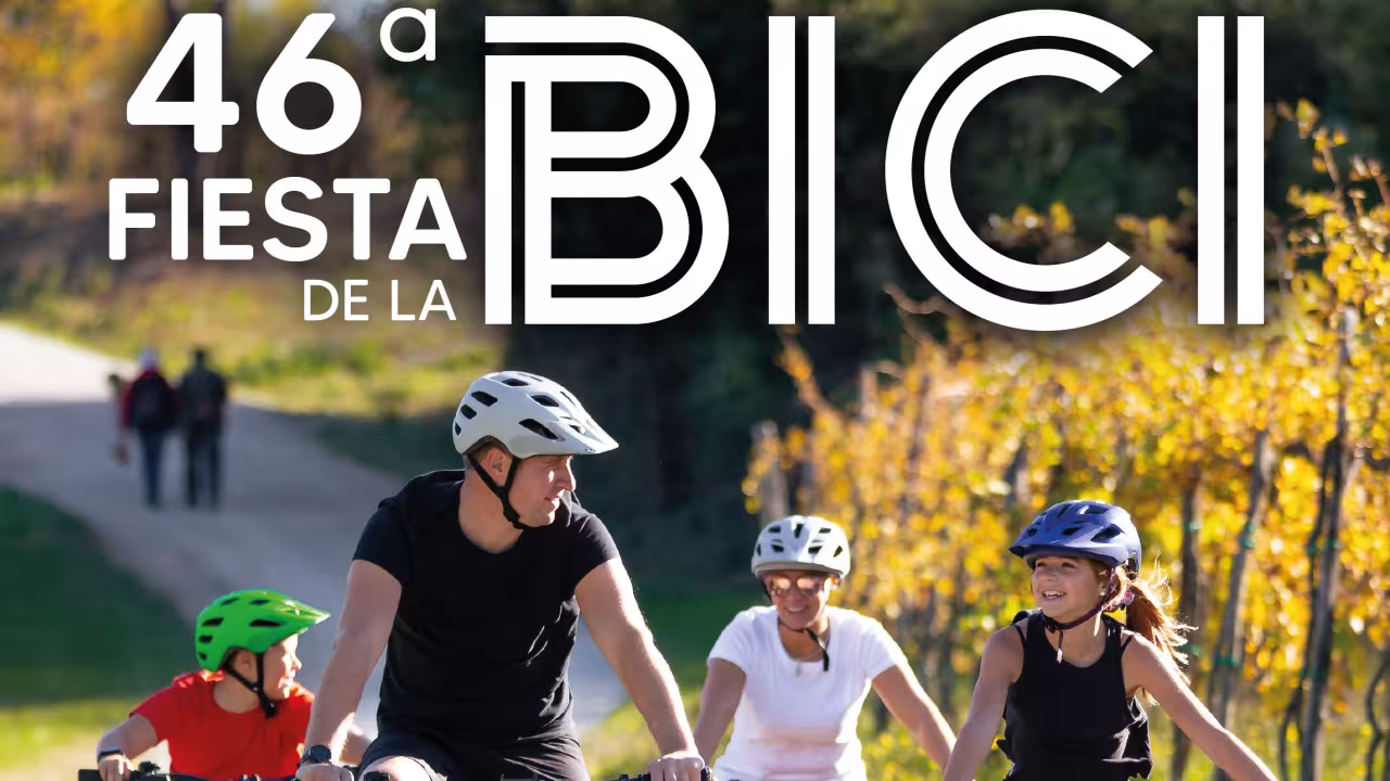 Cartel fiesta de la bici