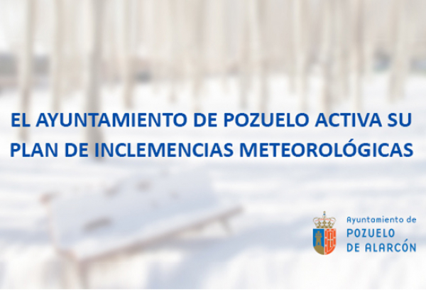 El Ayuntamiento de Pozuelo activa su Plan de Inclemencias Meteorológicas 
